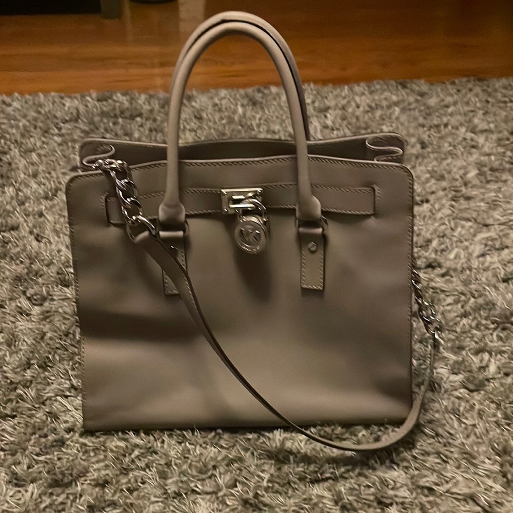 Grey purse